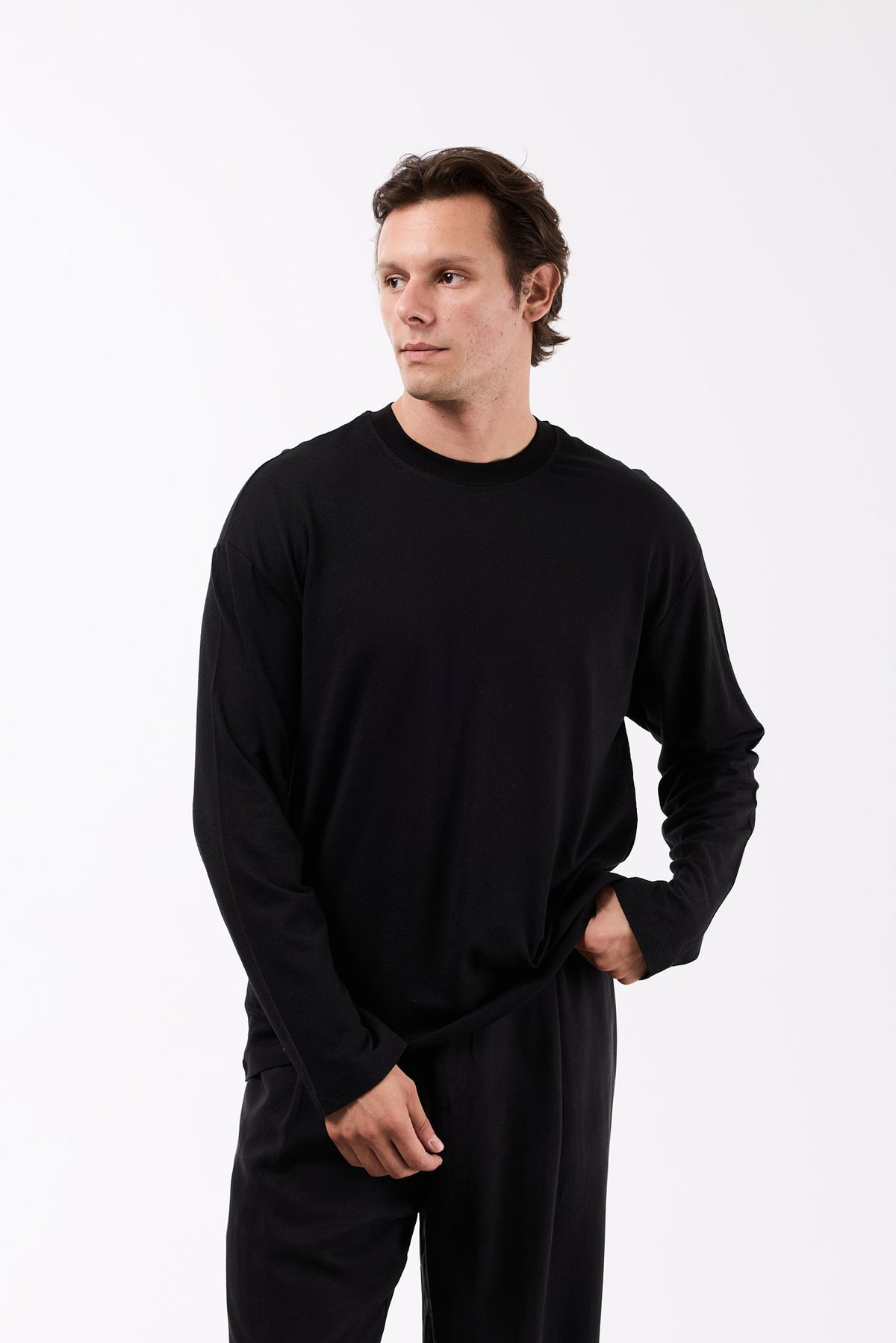 Ottoman Basıc Siyah Erkek Sweatshirt 267064