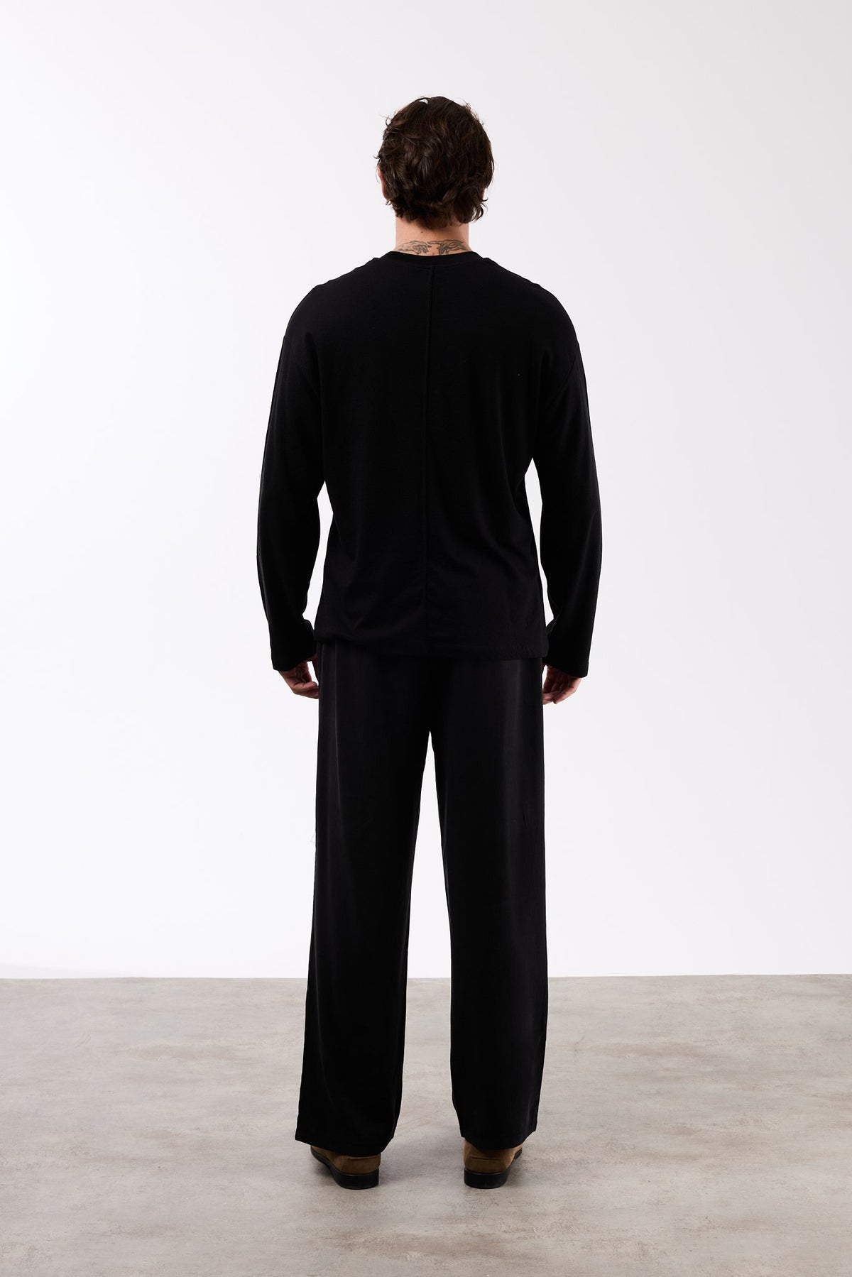 Ottoman Basıc Siyah Erkek Sweatshirt 267064