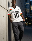 Gana Aplikeli Triko Beyaz Oversize Tshirt