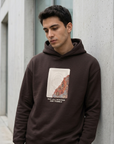 Halı Aplikeli Oversize Kahve Sweatshirt 4959