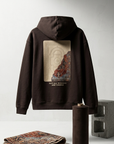Halı Aplikeli Oversize Kahve Sweatshirt 4959