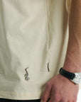 Yaprak Desen Taş Oversize Tshirt 5087
