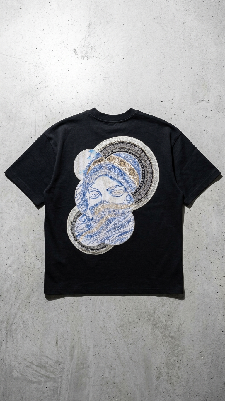 Terra Siyah Oversize Erkek Tshirt 5108