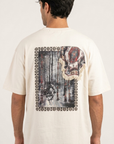 At ve Kilim Desenli Taş Oversize Tshirt 5174