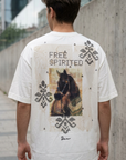 Free Spırıted Ekru Oversize Tshirt 5179