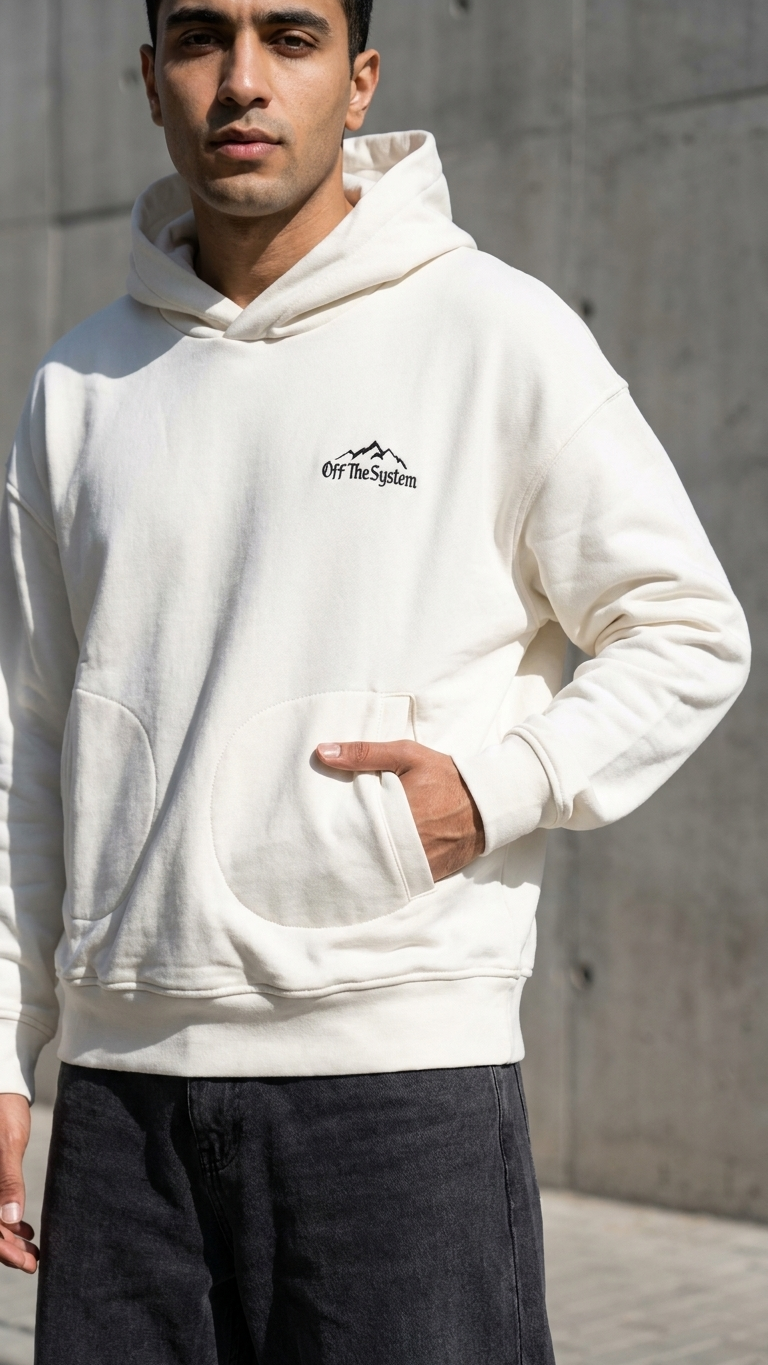 Cep Detaylı Ekru Sweatshirt 5187