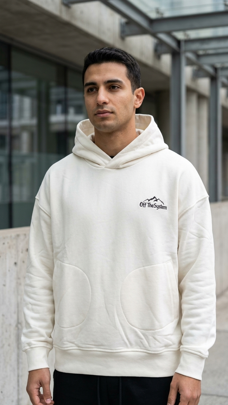 Cep Detaylı Ekru Sweatshirt 5187