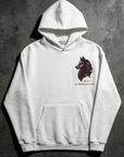 Kurt Desenli Oversize Ekru Sweatshirt 5208