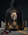 Arı İşleme Oversize Siyah Sweatshirt 5247