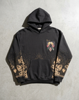 Arı İşleme Oversize Siyah Sweatshirt 5247