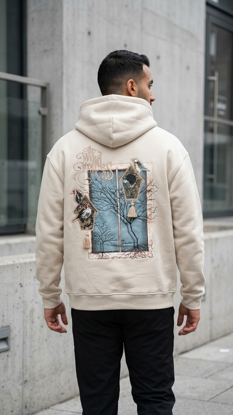 The Wind Will Oversize Taş Sweatshirt 5248