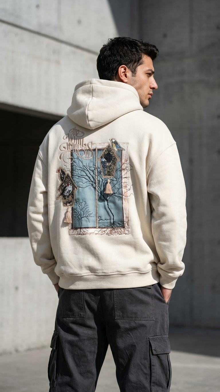 The Wind Will Oversize Taş Sweatshirt 5248