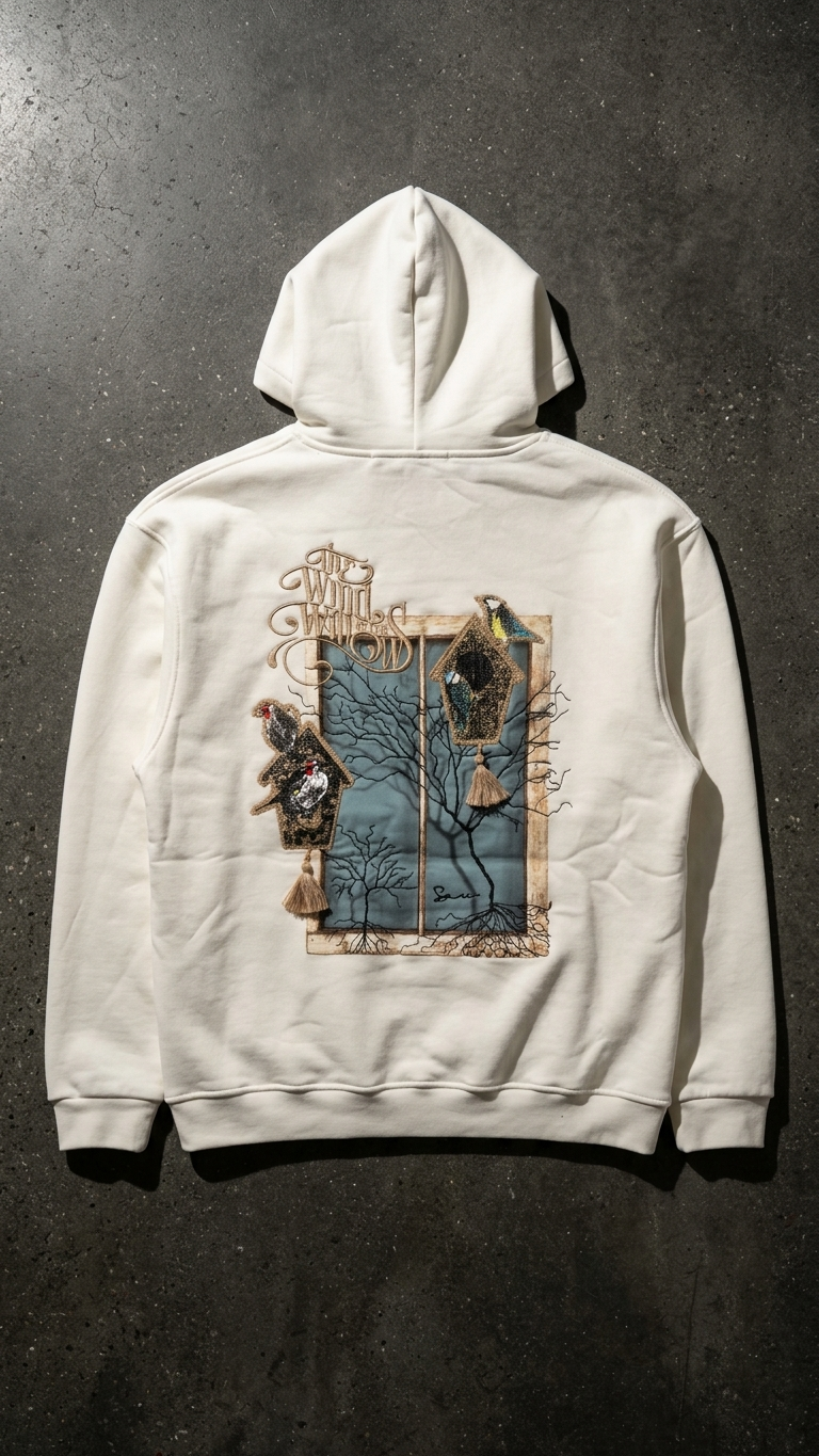 The Wind Will Oversize Ekru Sweatshirt 5248