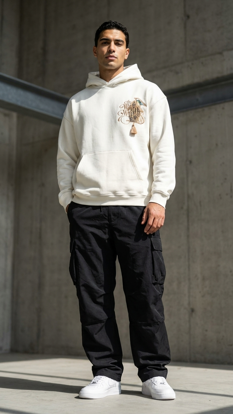 The Wind Will Oversize Ekru Sweatshirt 5248