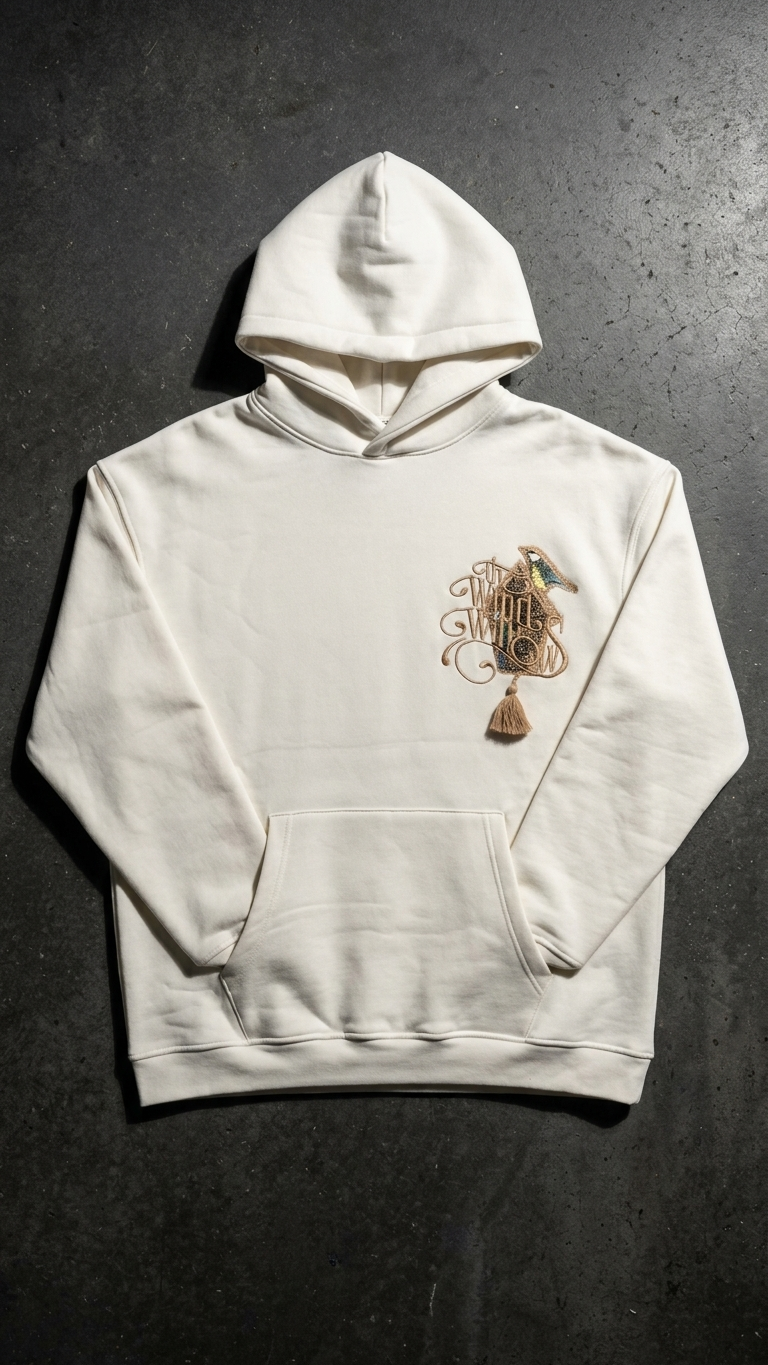 The Wind Will Oversize Ekru Sweatshirt 5248