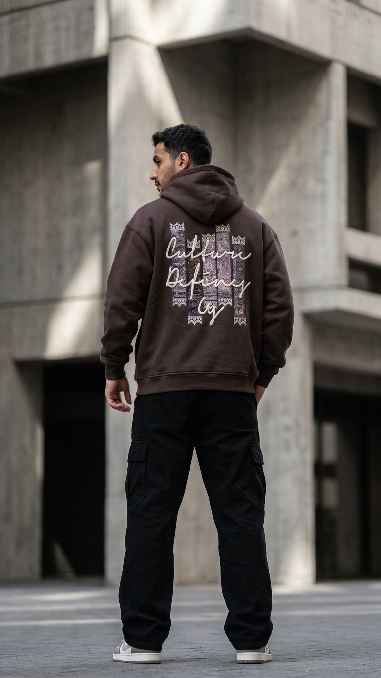 Culture Definy Oversize Kahve Sweatshirt 5251