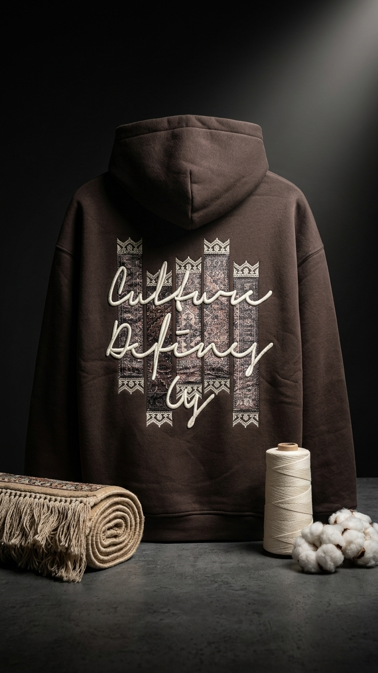 Culture Definy Oversize Kahve Sweatshirt 5251