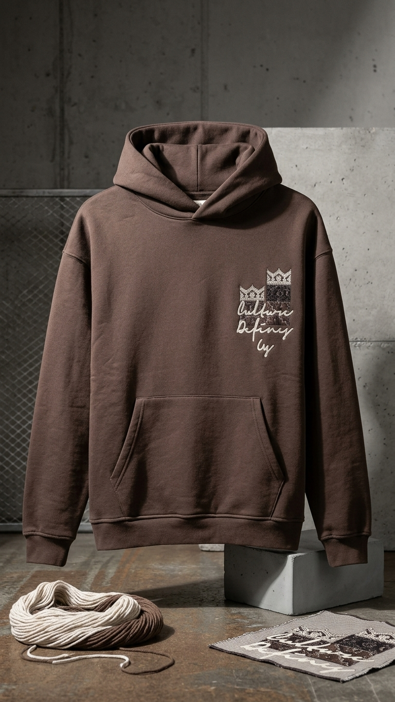 Culture Definy Oversize Kahve Sweatshirt 5251