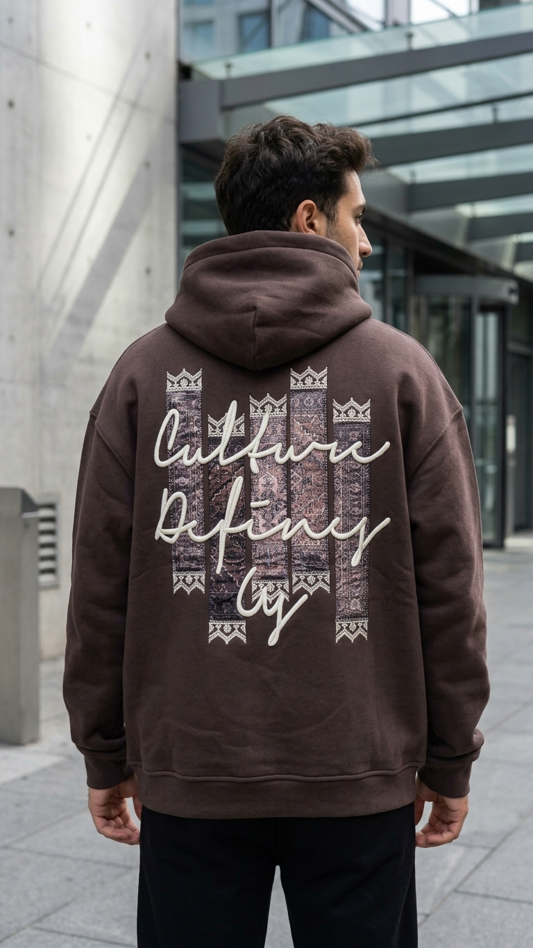 Culture Definy Oversize Kahve Sweatshirt 5251