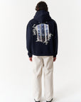 Blue Tile Art Oversize Lacivert Sweatshirt 5252