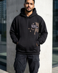 Echoes of Anatolia Nakışlı Oversize Siyah Sweatshirt 5268