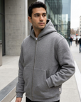 Panda Fermuarlı Oversize Antrasit Sweatshirt 5280