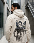 Chaplin Desenli Oversize Taş Sweatshirt 5281