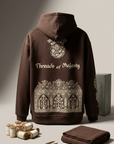 Threads of Majesty Oversize Kahve Sweatshirt 5286