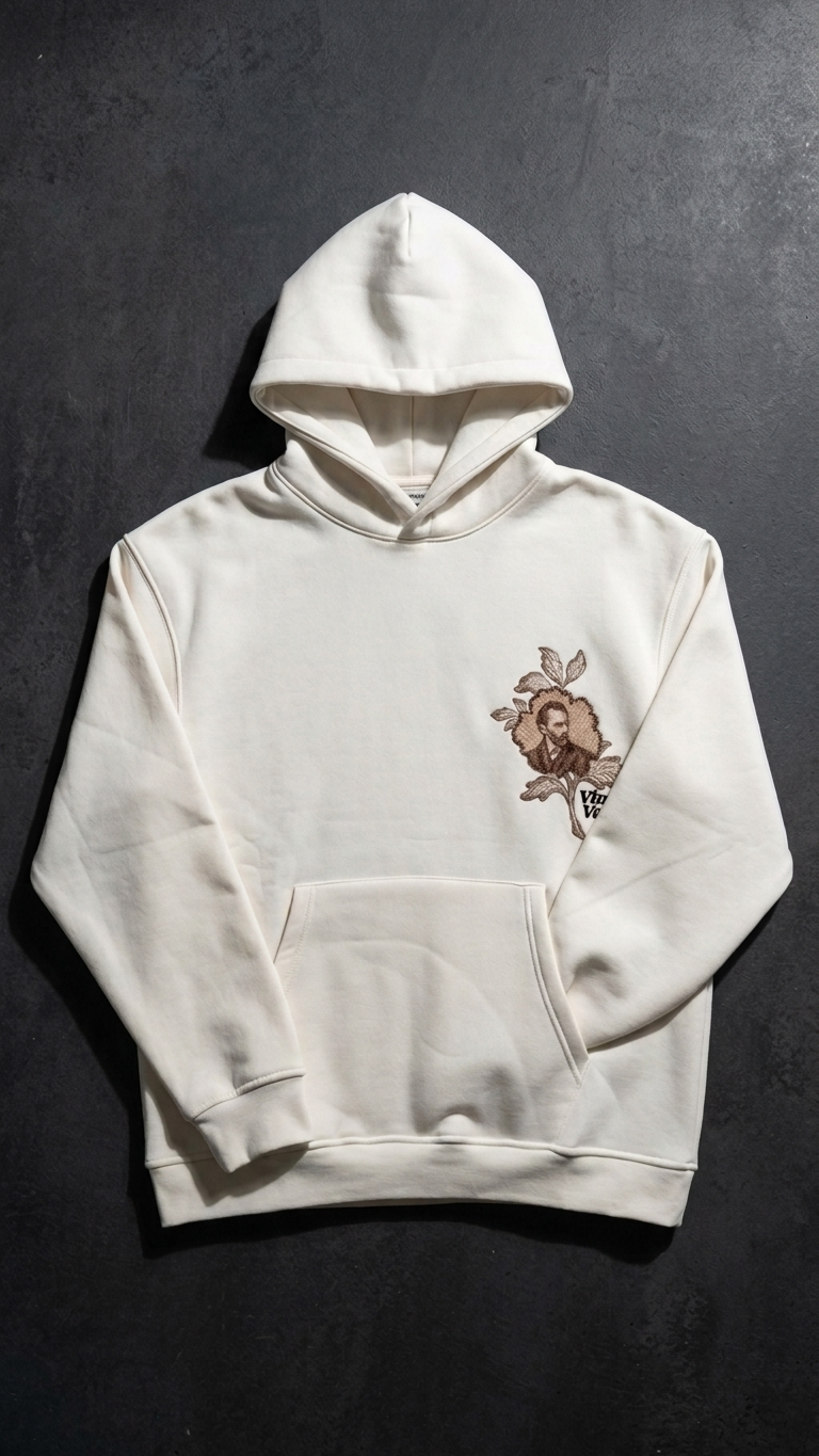 I Dream My Painting Oversize Ekru Sweatshirt 5293