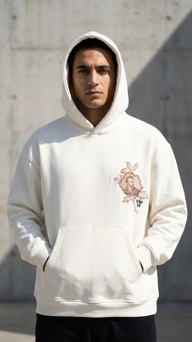 I Dream My Painting Oversize Ekru Sweatshirt 5293