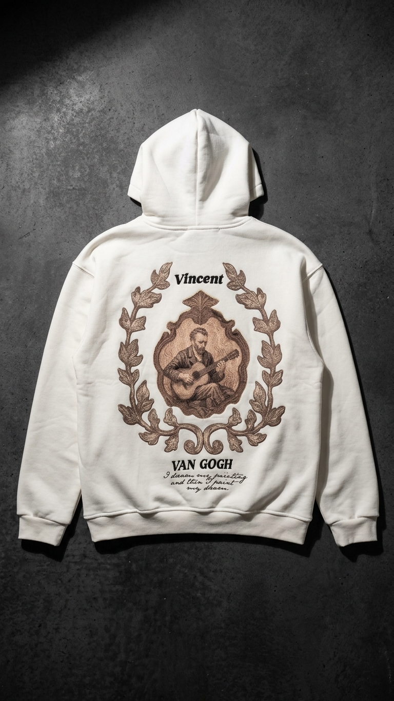 I Dream My Painting Oversize Ekru Sweatshirt 5293