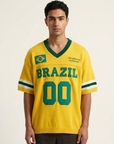 Brezilya Aplikeli Triko Oversize Tshirt
