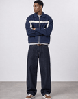 The Weekend Crew Relax Fit Lacivert Ceket 7003