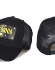 California Yazlık Siyah Cap Şapka