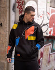 Colorful Baskılı Kapüşonlu Sweatshirt Jogger Takım