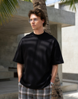 Basıc Siyah Oversize Tshirt 261031