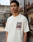 Vincent Nakışlı Taş Oversize Tshirt 5175