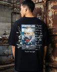 Vincent Van Gogh Siyah Oversize Tshirt 5167