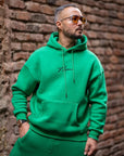 İmza Kapüşonlu Oversize Sweatshirt