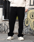 Basic Baggy Erkek Siyah Eşofman Altı 257009