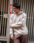 Örgü Detaylı Oversize Taş Sweatshirt 4985