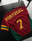 Portekiz Aplikeli Triko Oversize Tshirt