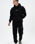 İmza Nakışlı Oversize Sweatshirt Jogger Takım